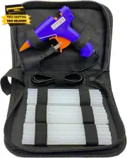 Hot Glue Gun Kit, Mini Hot Melt Glue Gun for Crafts with 30 Glue Sticks and Car