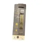 Parker Ballpoint Pen Refills Medium Point Black Quinkflow Ink 3 Count