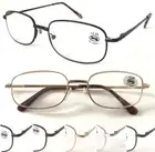 Unisex Metal Frame Reading Glasses +0.5~+4.0 Spring Hinges Classic Style L39