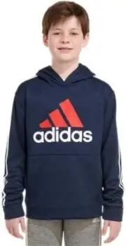NEW Boy's Adidas Blue Fleece Lined Tech Hoodie Size XLarge 18 - 20
