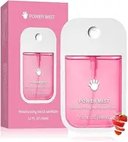 Power Mist Hand Sanitizer, Hand Sanitizer Spray Travel Size, Mist Hand Sanitizer Spray, Hand Sanitizer Unscented, 500 Sprays Each, for Adults & Kids (Pink Strawberry flavor)