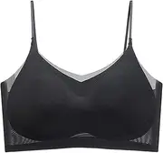 [DILINBAO] Summer Ultra-Thin Ice Silk Lifting Bra Women Plus Size Seamless Wireless Everyday Bralette Cool Lightly Sports Bra