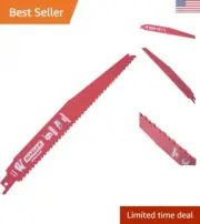 Demo Demon 9 in. Reciprocating Saw Blade for Metal 25-Pack