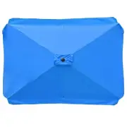 Patio Rectangle Umbrella Canopy Replacement Sunshade Cover f/ 6.5x10 ft Umbrella