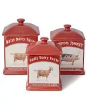 Certified International Vintage Farm Canister Set