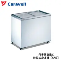 在飛比找蝦皮商城優惠-【丹麥Caravell】玻璃對拉冷凍櫃 專業冰櫃【4尺3 冰