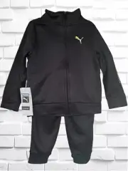 Puma Infant Boys 24 Months 3 Piece Jogger Set • T-shirt Jacket & Joggers BNWT