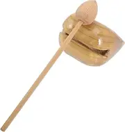 VINTORKY 1 Set Creative Wooden Knocker Percussion Instrument for Buddhist Musical Plaything for Meditation Home Use Early Education