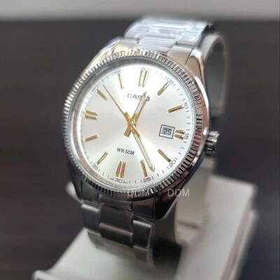 Casio MTP-1302D-7A2 Men Analog Stainless Steel Watch Original New