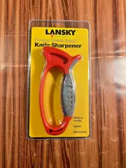 Lansky Deluxe Quick Edge Knife Sharpener Tungsten Carbide Cutting Heads Precise