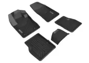 3D MAXpider 17-22 Fits Jeep Compass 1St Row 2Nd Row Carbon Fiber Floor Mat Black (for: Jeep)