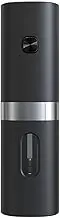 70Ml Electric Salt Grinder Refillable Sea Salt Mill Adjustable Coarseness with Blue LED Light One Hand Operation Battery Powered Suitable for Kitchen,Picnic,BBQ