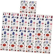 minkissy 20 Sheets Halloween Stickers Cartoon Stickers Party Supplies Halloween Creative Sticker Creative Stickers Halloween Stickers Decals Transfer Paper