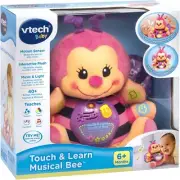 BRAND NEW Vtech Touch & Learn Musical Bee Pink Baby Toy