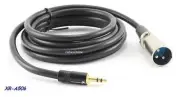 6ft Shielded 3.5mm Stereo Plug to Mixer XLR Plug Audio Cable For Mic Channel