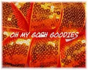 2 1/4 SHINY SEQUIN SPARKLE GLITZ BLING METALLIC RIBBON CHEER HAIRBOW ORANGE 5YD