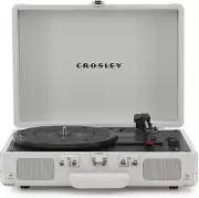 Crosley Cruiser Portable Bluetooth Turntable, White Sands