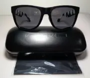 McQ by Alexander McQueen MQ0018SA Black White Silver New Men's Sunglasses