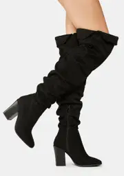 Night Be Right Here Over-The-Knee Boots