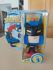 DC Super Friends Imaginext Head Shifters Batman & Batmobile NEW