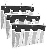 HSHGZSR RV Shoe Storage for Bedside, Heavy Duty Polyester Hanging Bedside Storage Pockets with Sturdy Hooks, 4 Compartments, 56*30CM Each, Accommodates Shoes/Boots/RV/Toys Accessories Organization