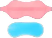 OFFIGAM 1set Silicone Eye Mask for Sleeping Eye Cover for Travel Heat and Cold Compress for Home and Go
