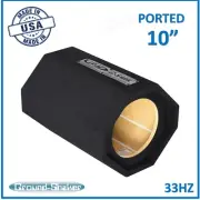10" Bass Tube Single Ported Vented Speaker Box Subwoofer Enclosure Ground Shaker