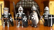 Playmobil Knights Templars Crusades Custom Made -Hospitaller Heavy Spear Knights