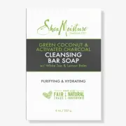 Shea Moisture Green Coconut & Activated Charcoal white Tea & Lemon Balm Bar Soap