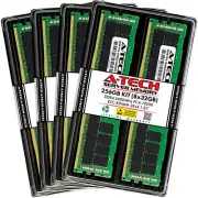 A-Tech 256GB 8x 32GB 2Rx4 PC4-19200R DDR4 2400 ECC REG RDIMM Server Memory RAM