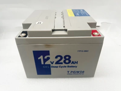 Demo 12V 28AH Gel Deep Cycle SLA Battery For Golf Buggy Wheelchair 26AH 24AH