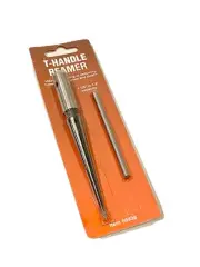 T - HANDLE REAMER TAPERED HAND HELD HOLE PIPE CHASER TOOL STEEL 1/8" - 1/2"