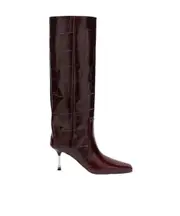 Bettina coconut effect high boots 37.5,37,38,39,36.5 Red