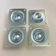 4 Pc Heavy Duty Female Steel Metal Stacking Feet For Speaker Cabinet,Flight Case