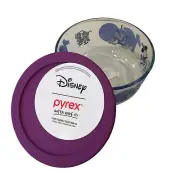 Disney Pyrex Disney 100 Glass Bowl 4 Cup Mickey Minnie Donald Chip & Dale Purple