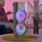 Portable Fan Air Conditioner USB Rechargeable 2000mAh Mini Cooling Fan Dual Head