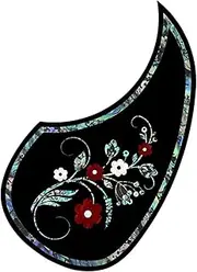 Guitar Pickguard,Stringed Instrument Scratch Sticker | Vintage Scratch-Resistant Guard Sticker For Acoustic- Guitar- Repair