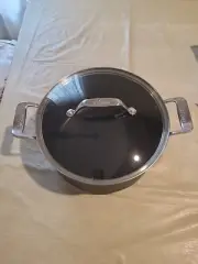 All-Clad Essentials Nonstick 7 Quart Stock Pot with Glass Lid. No Box