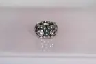 NEW PANDORA Her Majesty Spacer RETIRED 791122cz BOX BAGTAG Sterling Silver