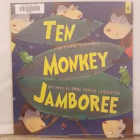 在飛比找蝦皮購物優惠-二手書📗英文繪本Ten Monkey Jamboree//A