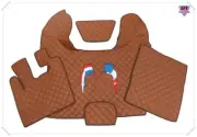 DAF XF 106 2018-2021 SET OF FLOOR MATS DASH MATS DIAMONDS LIGHT BROWN