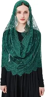 [Wgior] Spanish Infinity Veils for Church Lace Chapel Veils Catholic Church Veil Latin Mass Head Covering Scarf Mantilla