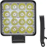 Vehicle Flood Light | 3 Inch Driving LED Floodlight Vehicle Headlight - Indoor Outdoor Work Light Waterproof Tractor Auxiliary Lamp for Garden, Backyard