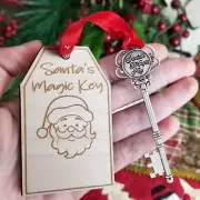 Santa's Key For House With No Chimney Ornament Santa Key Santa Clause