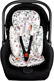 2-in-1 Infant Car Seat Insert for Newborn, Car Seat Head Support Baby Girls Boys, Extra Soft Preemie Carseat Head Support Cushion Pillow for Baby Car Seats, Strollers, Bouncers