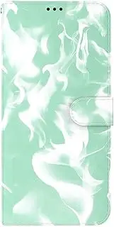 [SHOYAO] Phone Cover Wallet Folio Case for Oppo A96 5G, Premium PU Leather Slim Fit Cover for A96 5G, Horizontal Viewing Stand, Precise Match, Green