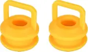 QQWD 2PCS Shift Cable Bushing, Automotive Gearbox Shift Link Cable Sleeve Fixing Buckle, 15276979 Shifter Linkage Bushing Repair Kit Compatible with Chevrolet Buick Cadillac GMC Jeep Ram Dodge(Orange)