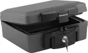 Sentry Safe Safe Box, Fireproof Waterproof, Lock Box, Black, Exterior: 14.3 in W