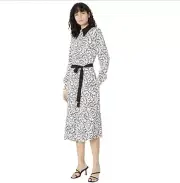 Ted Baker Silviia Metropolis Long Sleeve Shirtdress (B5) Size 6 ( US 14 )