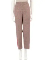 Side Tape Tartan Pattern Trousers